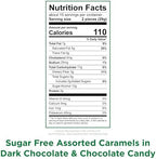 RUSSELL STOVER Sugar Free Assorted Caramels in Chocolate Candy, 15.3 oz. bag