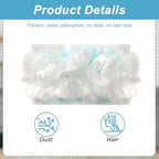 60 Pack Disposable Duster Refills Electrostatic Fluffy for Cleaning, Duster Removal Brush Disposable Replacement Head, Multi Surface Refills for Dusting Electronics Blinds Ceiling Fans Furniture