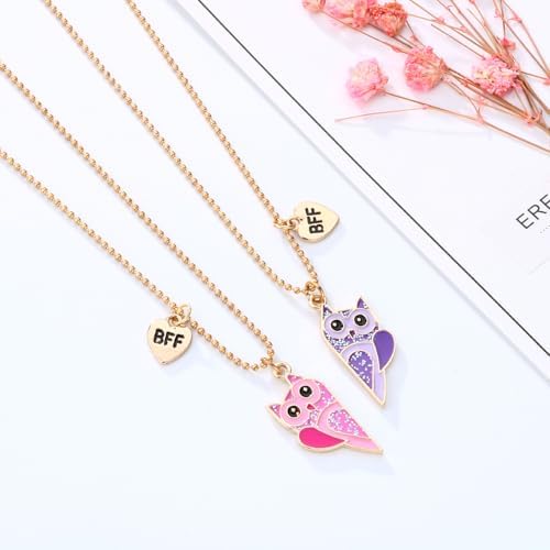 Friendship Necklace Cute Cat Jewelry for Women Bestie Birthday Valentine's Day Couple Trendy Fashion Creative Stylingchristmas gifts friendship gifts for women valentines