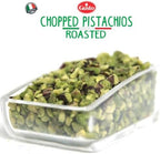 Pistachios Roasted Chopped, 2.2 lb (1 kg), Dry Roasted Unsalted Pistachio Crumbles, Chopped Pistachios nuts for ice cream sundaes, Gusto Etna, Non GMO, Product of Italy