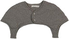 Thicker Shoulder Warmer for Back Neck and Shoulders Pain Relief Arthritis Relief, Keep Warmer Short-Sleeved Cotton Vest, Gery