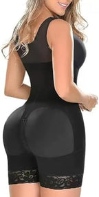 Women's Shapewear Bodysuit Tummy Control Seamless Butt Lifter Full Body Shaper Body Suits With Zippers