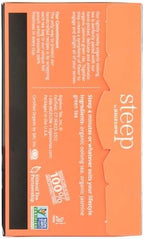 steep Organic Oolong with Jasmine Green 20 Count Box, Certified Organic, Gluten-Free, Kosher Tea in Foil-Wrapped Bags