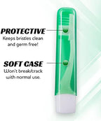 Lingito Travel Toothbrushes - Soft, Mini Toothbrush with Cover, Camping & Travel Size, Adult Kit (6 Pack)