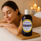Dr. Singha's Mustard Rub, Original Ayurvedic Relaxing, Purifying, and Energizing Massage Oil - Made in USA, 6 oz