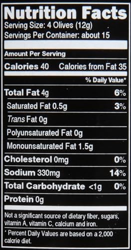 Mario Camacho Foods Pitted Kalamata Mediterranean Olives, 6.50 Ounce (Pack of 6)