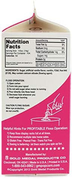 Gold Medal 3208 Bubble Gum Flossugar, 3.25 lb Carton