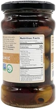 DIVINA Organic Pitted Greek Olive Mix 10.2 oz (2-Pack)