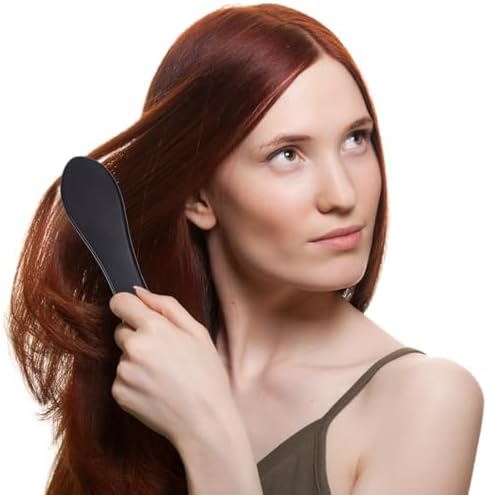 Healifty Ox Horn Comb Head Massager Guasha Massage Tool Scraping Hair Comb Therapy Trigger Point Treatment for Neck Eyes Face 7.08 Inch