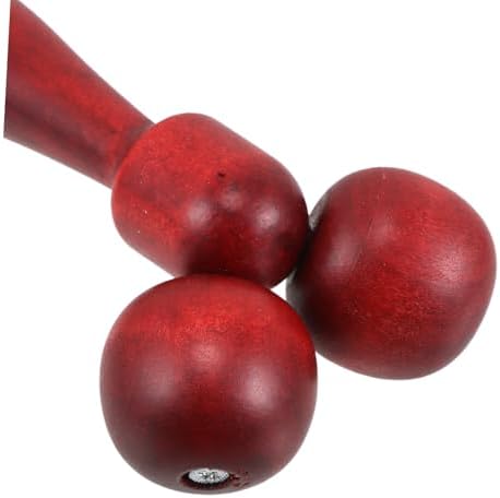 Wooden Facial Massager Roller Pressure Point Tool for Muscle Relaxation Neck Back Massage Stick for Home Travel