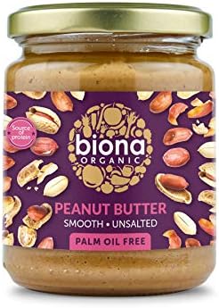 Biona Organic Peanut Butter Smooth No Added Salt (250g)