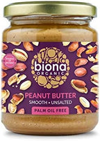 Biona Organic Peanut Butter Smooth No Added Salt (250g) - Pack of 2
