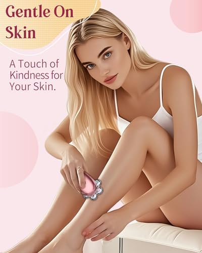 Electric Razors for Women, 7D Electric Shaver for Women, Cordless Facial Hair Removal Trimmer for Women's Face, Waterproof Ladies Shaver for Arms, Underarms, Peach Fuzz, Sensitive Skin