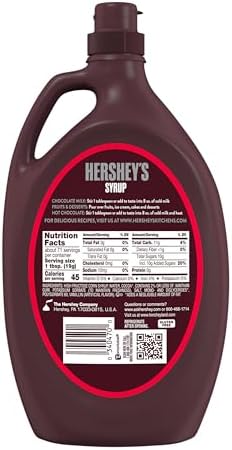 HERSHEY'S Chocolate Syrup Bulk Bottle, 48 oz