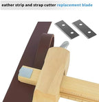 3081-00 Leather Replacement Blades for Tandy Leather 3080-00, Leather Strip and Strap Cutter Replacement Blade 20 Pack