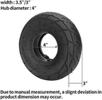 RUTU (2 Pack)3.00/3.50-4 Replacement Tire & Inner Tube with TR87 Bent Angled Valve Stem for Razor Pocket Rocket E300 & E325 Ezip Scooter Go Kart Mini Pocket Chopper Goped Bike