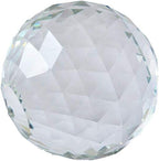 Clear Cut Crystal Sphere 50mm Faceted Gazing Ball Glass Ball Prisms Suncatcher Home Hotel Photography Décor