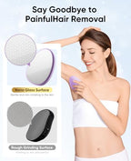 Crystal Hair Remover for Women and Men, Reusable Crystal Hair Eraser Magic Painless Exfoliation Hair Removal Device, Epilator Device for Legs Back Arms