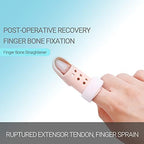 2 Pieces Finger Splint Mallet Finger Support Finger Splint Brace Plastic Protector for Adjustable Finger Immobilizer for Basketball Finger Joint Protection