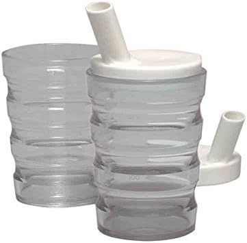 AliMed Rika Sure-Grip Cups, Clear, Pack of 3