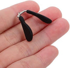 Ipetboom 2pcs U Shaped Eyeglasses Nose Pads Glasses Bridge Strap Screw-in Eyeglasses Silicone Replacement Nosepads for Eyewear Anti-Skid Nose Cushions Grips for Glasses