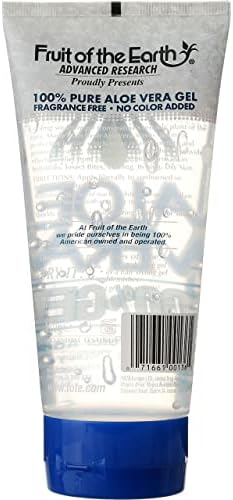 Fruit of the Earth Aloe Vera 100% Gel 6 oz (Pack of 2)