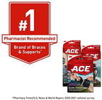 ACE Compression Elbow Support, Large/X-Large, Black, 1/Pack