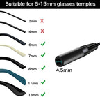 Glasses Strap Sports 3 pcs, Eyeglasses Strap Holder for Kids Women Men, Adjustable Sunglasses lanyard string chain，Reading eye glasses holders around neck, Eyewear Retainer (Black)
