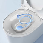 predolo Cleansing Basin for Sitting Bath, Toilet Seat Sink for Women, Grey A