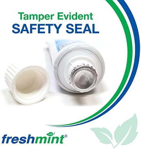 Freshmint® 36 Tubes of 0.85 oz. Premium Anticavity Fluoride Toothpaste with Safety Seal (ADA Accepted)