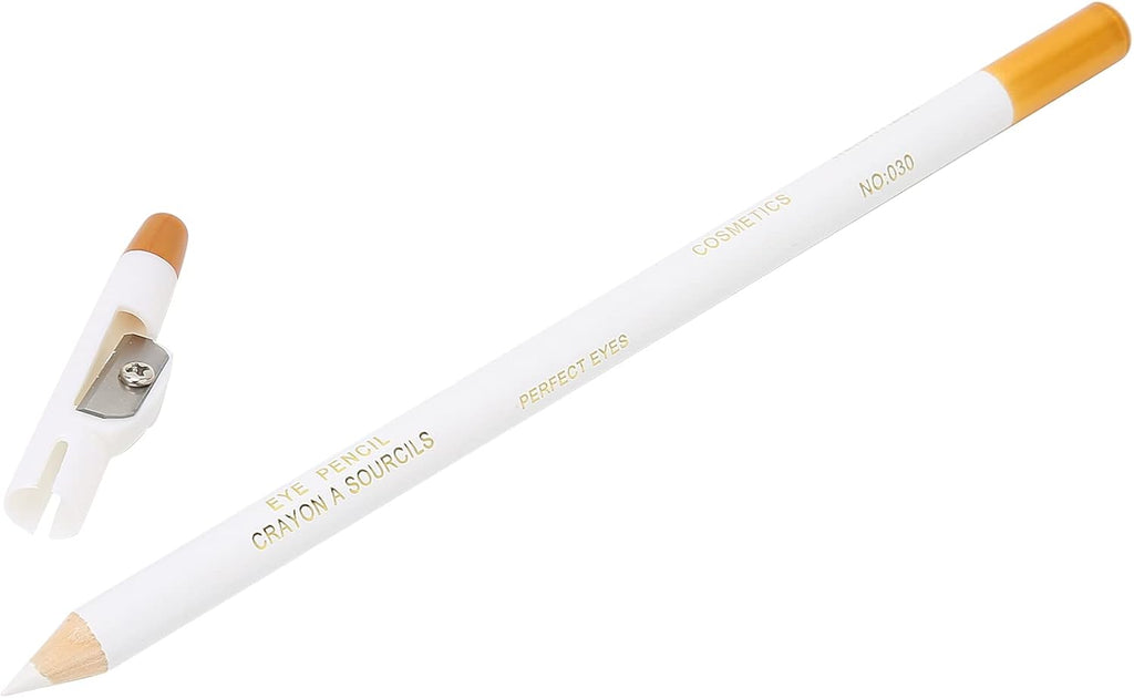 Beard Lineup Pen,ANGGREK White Hairline Pen Professional Beard Pencil Filler Household Beard Pencil Liner Shaping Styling Tool(White)