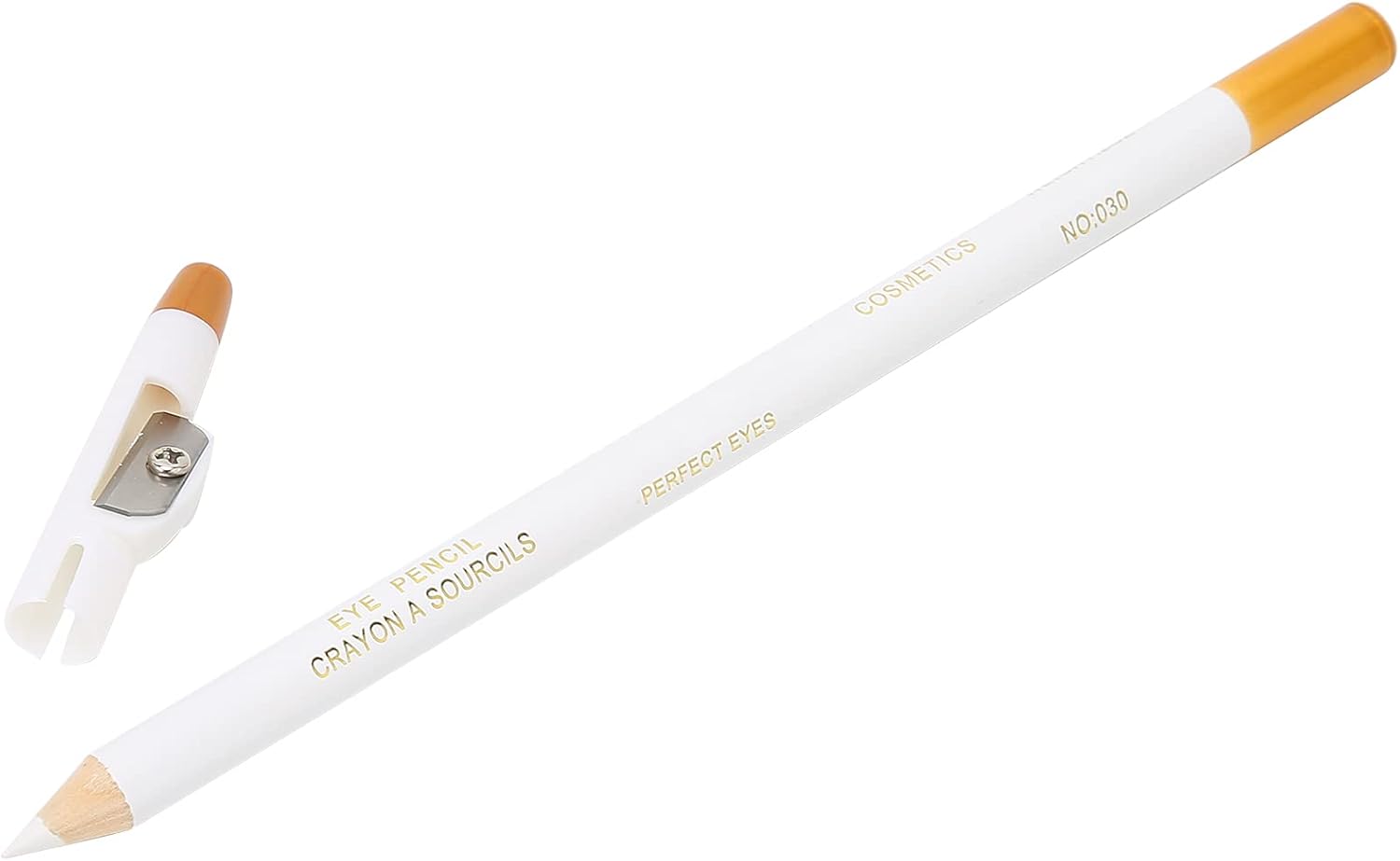 Beard Lineup Pen,ANGGREK White Hairline Pen Professional Beard Pencil Filler Household Beard Pencil Liner Shaping Styling Tool(White)