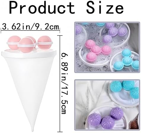 6 PCS Hair Filter Bag Floating Lint Catcher for Washing Machine Pet Hair Catcher Reusable Washing Hair Filter Cleaning Mesh Bag Dog Cat Hair Remover for Laundry(2 Styles