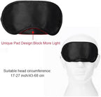 Mudder Blindfold Eye Mask Shade Cover for Sleeping with Nose Pad, 10 Pack