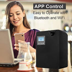 Smart Scent Air Machine with Professional Cold-Air Diffusion Technology for Home, Waterless Essential Oil Diffuser 300ml, HVAC Oils Large Room, Business, Office, Spa Room (Black)