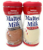 Nestle Carnation Powdered Malted Milk Variety Set - Chocolate & Original - 1 of each flavor