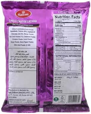Haldirams Haldiram's Chilli Chatak Lachha - 7.06 Oz,, ()