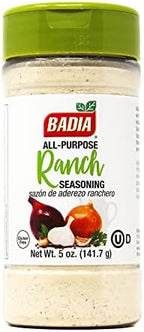 Badia Ranch Seasoning Powder, 5 oz, All-Purpose Ranch Flavor (Pack of 6)