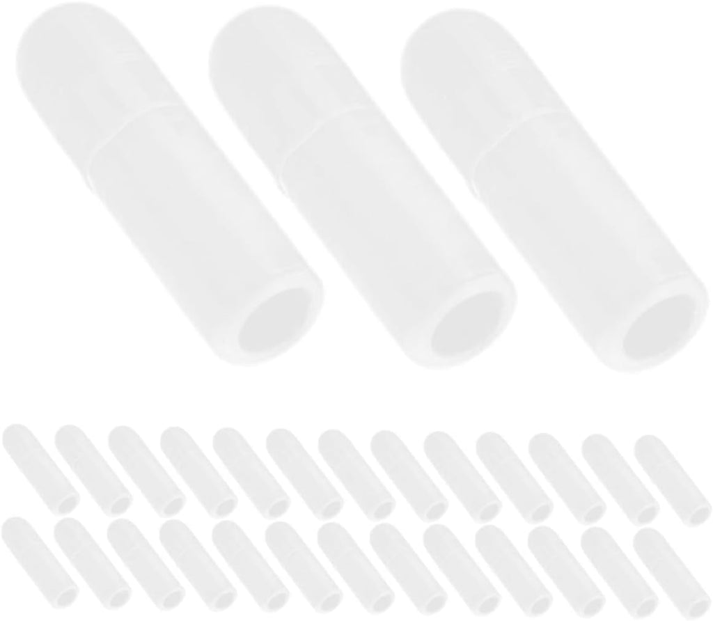 30pcs Silicone Ear Spoon Sleeves Reusable Ear Cleaning Cover for Removal Soft Cleaning Tool Cover Wax Removal Accessory Compatible Various Scoops