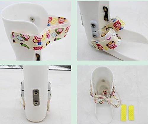 Kids AFO Drop Foot Splint Toddler Custom Othopedic Ankle Foot Brace Night Splint Support for Children (L-Right：7.1IN)