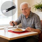Universal Cuff Adaptive Utensils Holder Elderly Adults Eating Assistance Handicap Utensils Spoon Fork Gripping Strap Eating Hand Cuff Holding Cutlery for Disabled Individuals with Weak Grip