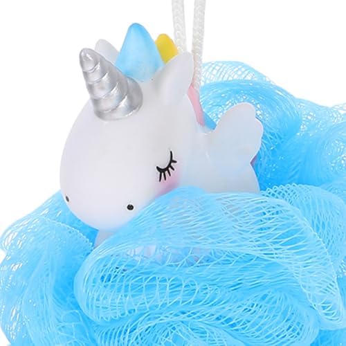 Children Bath Exfoliating Scrubbers 2-Pack Mesh Shower Balls for Gentle Body Cleaning Quick-Dry Bath Accessory for Kids