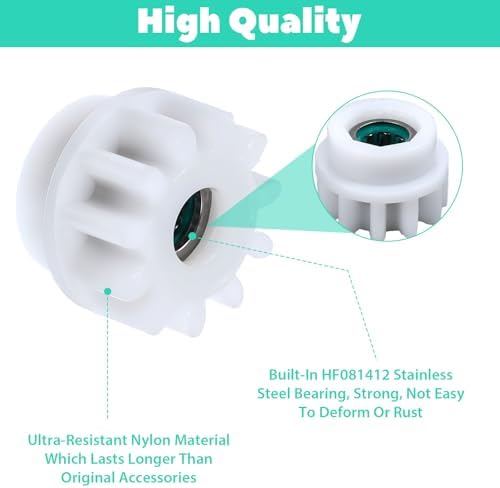 2 Pcs Spin Mop Replacement Parts, Pedal Bearing Replacement for Ocedar Mop Bucket One Way Clutch Gear Sprockets Repair Compatible with Most Rotation Mops Bucket on The Market