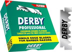 Derby Professional Single Edge Razor Blades, 100 Count
