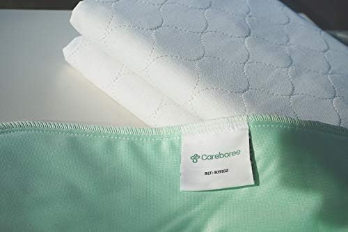 2 Pack Cotton Top Quilted Underpad, Waterproof Extra Absorbent Use for Incontinence Bed Pads,Washable and Reusable Pet Pads (34" x 36")