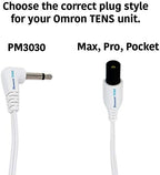 Discount TENS Replacement Lead Wire – Compatible with Omron PM3030 TENS Units Only, Fits 2mm Pin Electrode Connectors, Durable Cable for Omron Pain Relief Devices