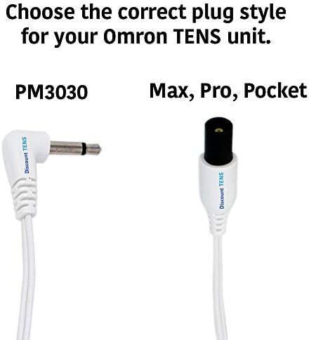 Discount TENS Replacement Lead Wire – Compatible with Omron PM3030 TENS Units Only, Fits 2mm Pin Electrode Connectors, Durable Cable for Omron Pain Relief Devices