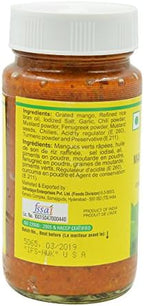 Priya Thokku (Shredded) Mango Pickle with Garlic