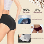 Incontinence Underwear for Women Washable Period Underwear Absorbent Cotton Panties Bladder Leak Underwear for Women Teens