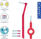 Curaprox Interdental Brush Set CPS 405 Perio Start – for Larger Gaps & Gum Care | Includes 5 Brushes & Dual Holders for Flexible Cleaning | Swiss Made